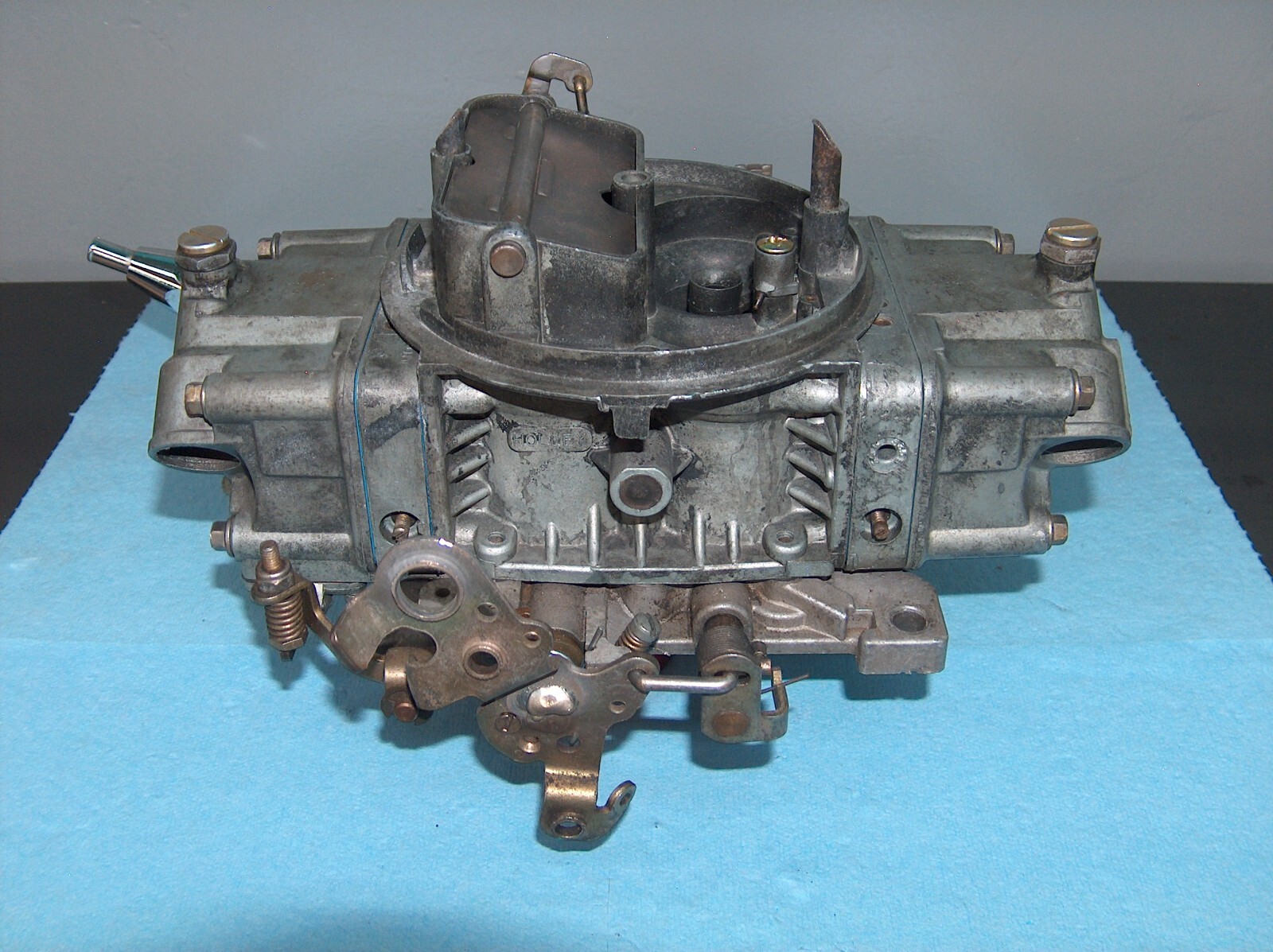 Holley 750 Double Pumper 4 BBL Carburetor 47799 Carb w/Choke w/Line 4