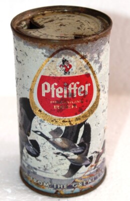 PFEIFFER Bier Dose leer 1970er Jahre USA Pfeiffer's Famous Beer can empty #4