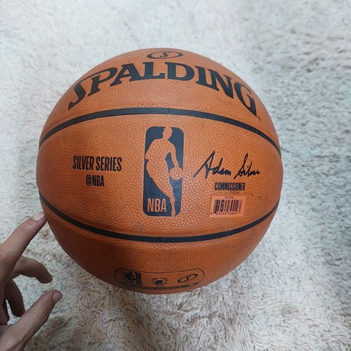 Official Spalding Cross Traxxion NBA Game Ball Leather Basketball eBay