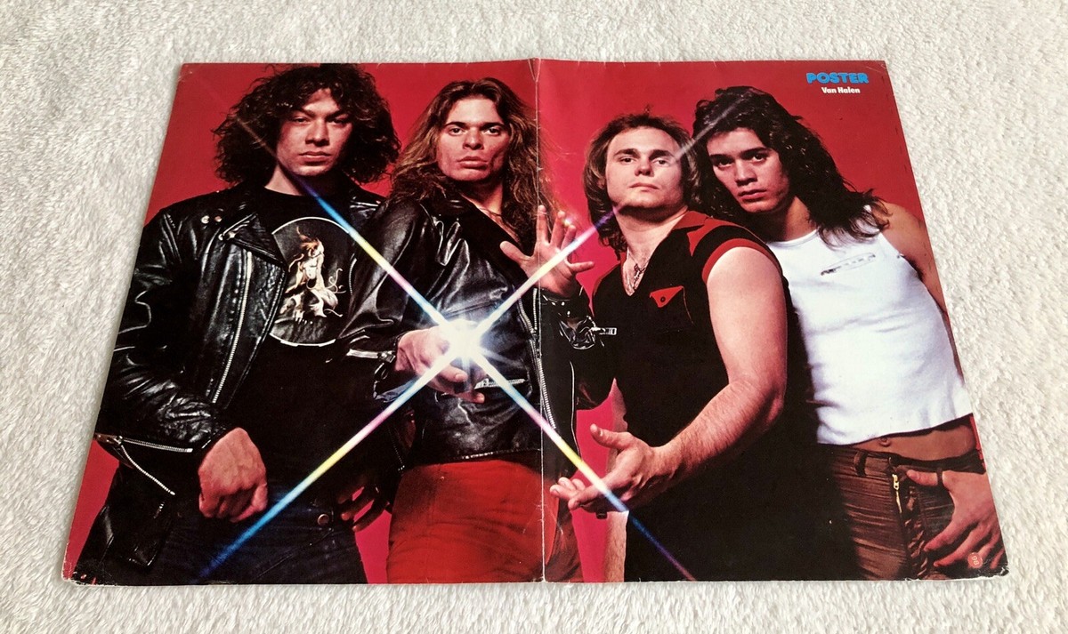 VAN HALEN Poster 1978 David Lee Roth Swedish Poster Music Magazine