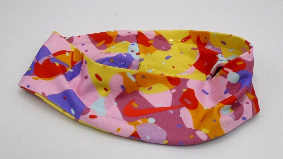 Обруч для волос Nike Fury 3.0 молодежный с принтом розовый/сиреневый/малиновый - Изображение 4 из 4