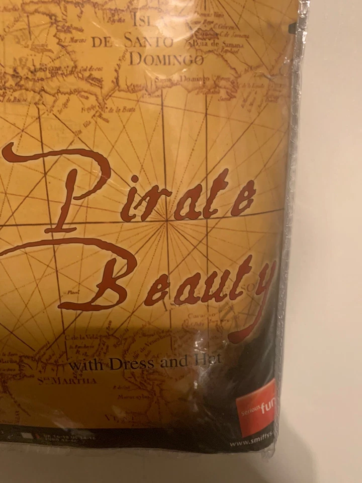 NUEVO SIN ETIQUETAS Smiffy’s Deluxe Pirata Belleza Disfraz Adulto Talla Pequeña Bucanero Vestido Sombrero Foto 3 de 4