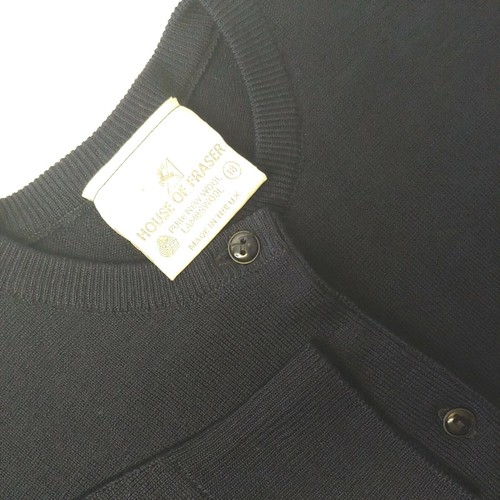 Cardigan Pure Lambswool Crew Neck 