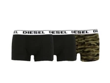 NWT. Diesel. 3 Pack.  Cotton Stretch Boxer Shorts. Green Camo. MRSP $42.00