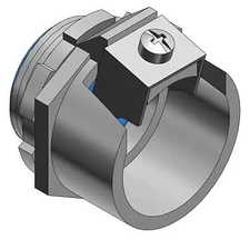 Thomas & Betts 3112, 1/2"", 0.67 to 0.92"" Cord, Steel, A/MC Cable Connector