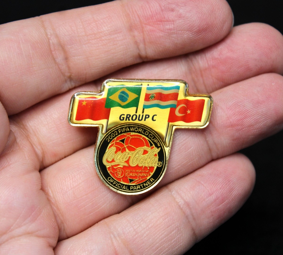 Coca Cola FIFA World Cup Korea Japan 2002 Group C Official Pin in