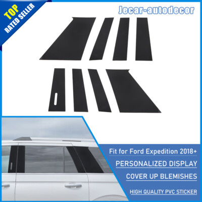 Window Window Pillar Post Sticker Trim Decal Set For Ford Expedition ...