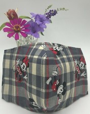 Mickey Mouse Adult Cloth Face Mask Filter Pocket Nose Wire 100 Cotton MICK14L