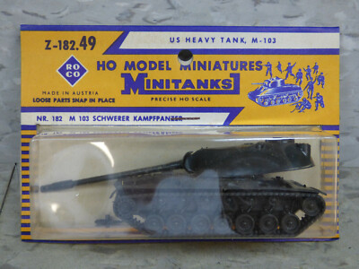 Roco Minitanks (NEW) 1/87 Z-182 Modern US M-103 Heavy Tank Lot # 693X