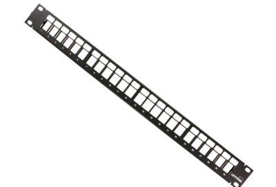Leviton 49255-H24 QuickPort Patch Panel 24-Port 1RU Cable Management Bar Incl...