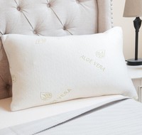 Luxor Linens Amita Therapeutic Aloe Vera Infused Memory Foam Pillow... Luxor Linens Amita Therapeutic Aloe Vera Infused Memory Foam Pillow...