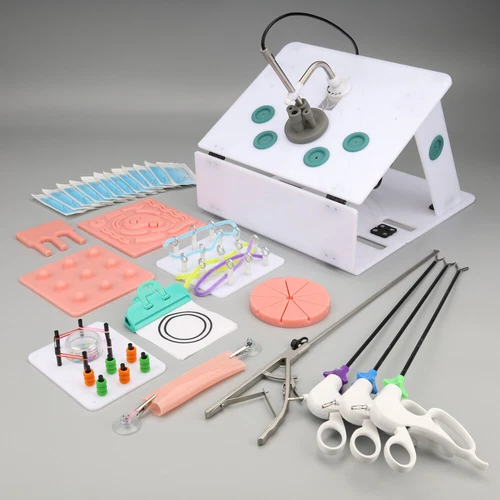 Portable Laparoscopy Simulator Trainer Set HD 0° Endoscopes Training Practice