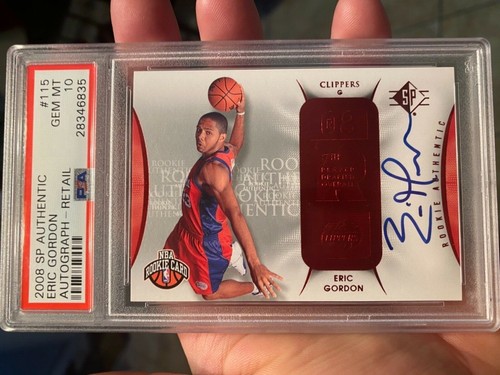Eric Gordon [Autograph Retail] #115 2008 SP Authentic card