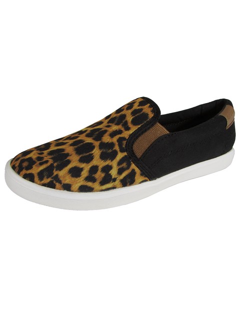 womens slip on leopard sneakers