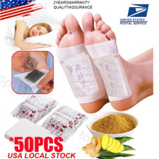 50 PCS Herbal Cleansing Detox Foot Pad Body Patch Sleep Weight Loss Toxin Health