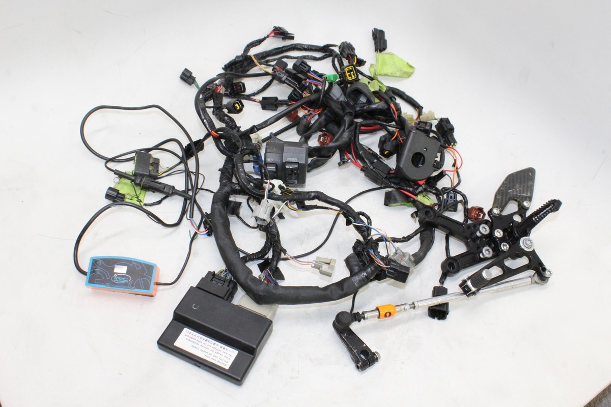 ナビ110 2011-15 Kawasaki Ninja Zx10r Track Wiring Harness Flash ECU IRC