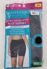Vanity Fair Radiant Collection Slip Short Light Smoothing Black M/6