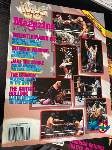 Paquete de revistas WWF WWE JUNIO 1991 + JUNIO 1992 Wrestlemania VII VIII especiales - Imagen 5 de 8