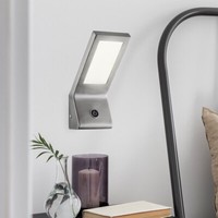 Wandlampe Wandleuchte Wohnzimmerlampe Glas Silber Touchdimmer 1 Flammig Led