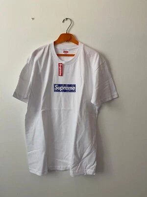 Supreme Bandana Box Logo T-shirt White DSWT Size M - Photo 1/4