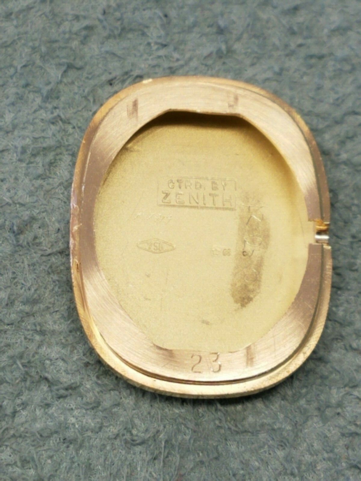 AUTHENTIC SOLID 18K YELLOW GOLD ZENITH / MOVADO W… - image 8