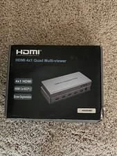 4K HDMI Quad Multi-viewer 4x1 Screen Segmentation Multi Screen Seamless Switch