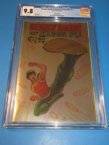 Deadly Hands of Kung Fu Gang War #1 Su Foil Variant CGC 9.8 NM/M Gorgeous Gem