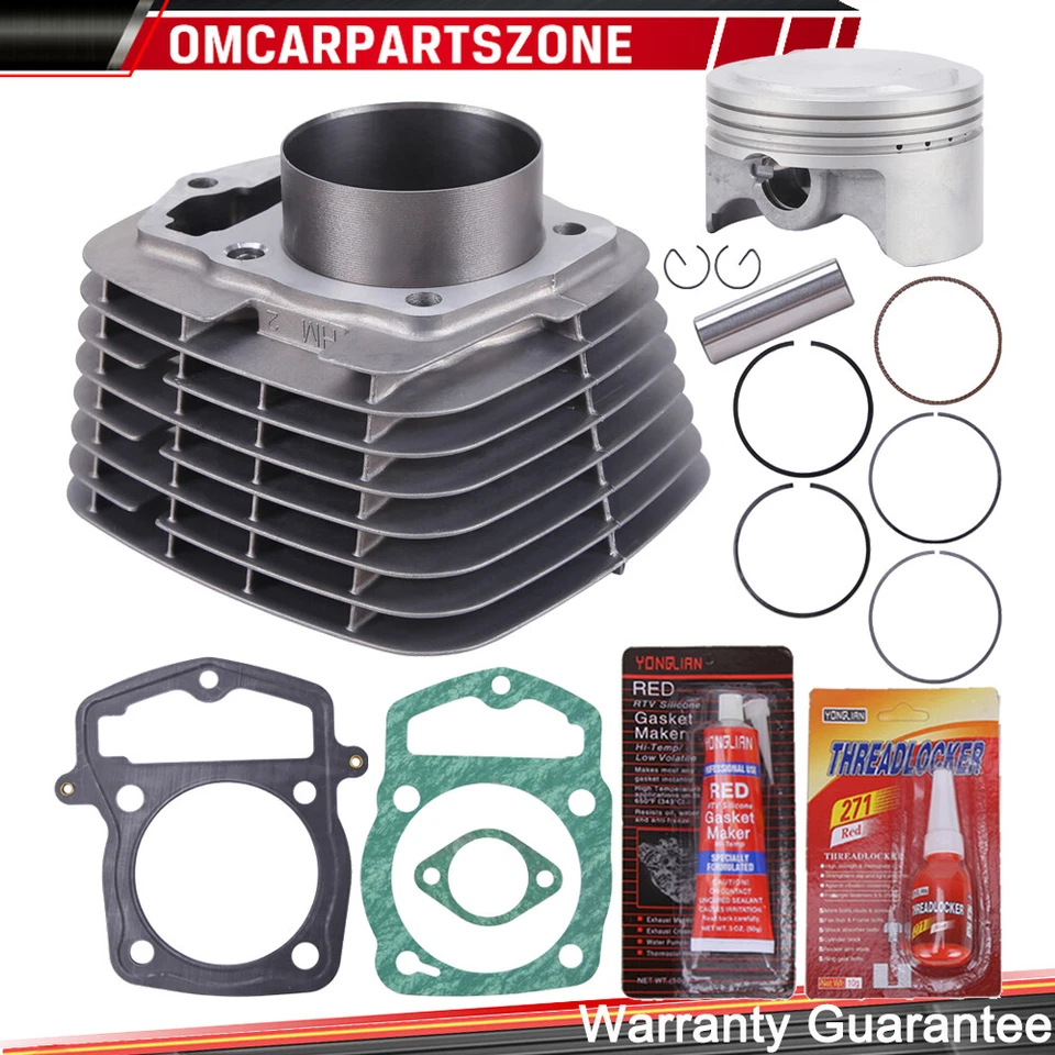 Kit de extremo superior de junta de pistón de cilindro Big Bore 67 mm para Honda CRF230F 2003-2019 ATV Foto 3 de 4