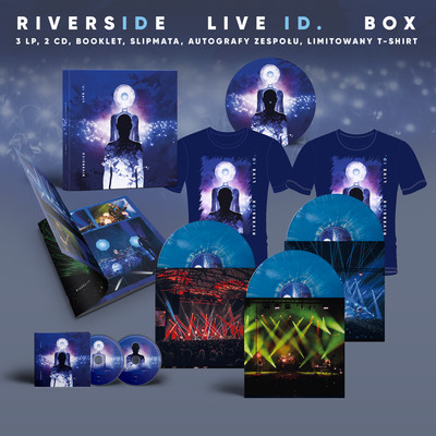 Riverside - Live ID. BOX 3LP Transparent Ocean Blue - SIGNED + 2CD - NEW