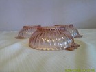 3 Fortune Pink Depression Glass Dessert Bowl Glass — photo 2