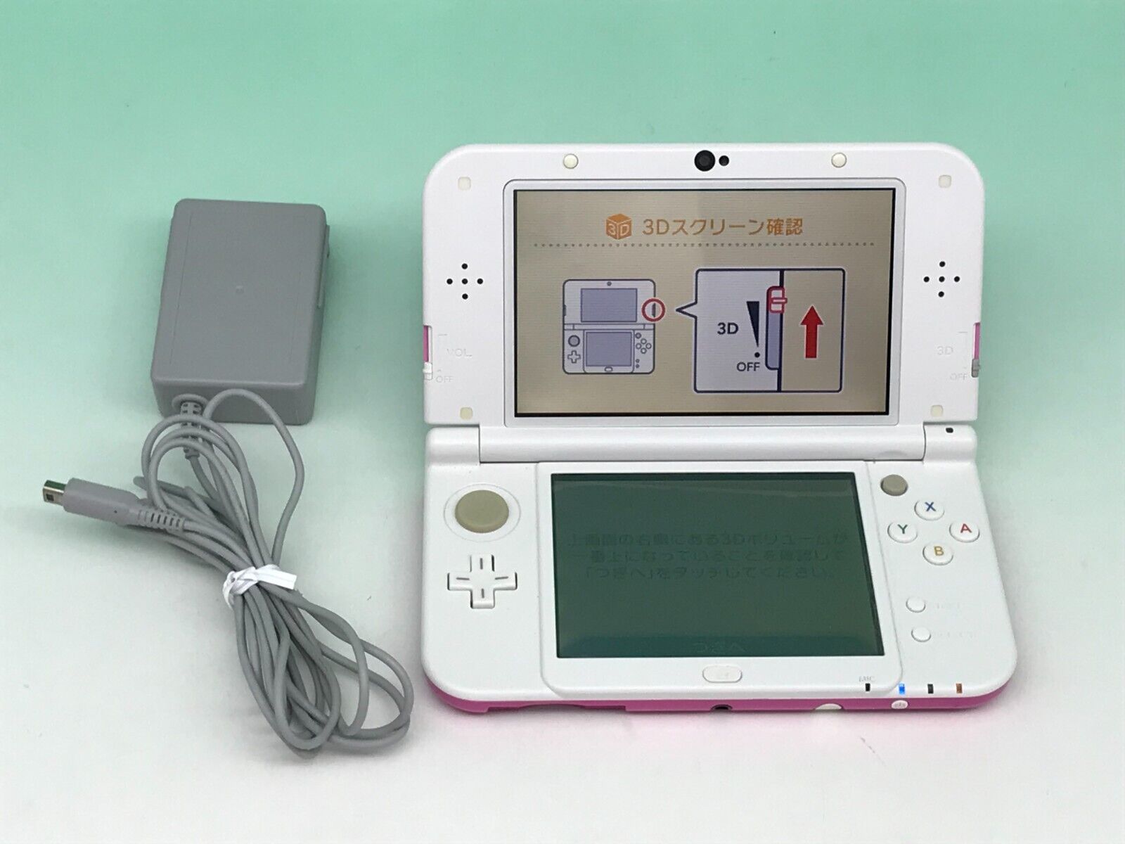 Touhou grænseflade erindringer Nintendo New 3DS XL LL Pink White Console Stylus w/Charger Used | eBay