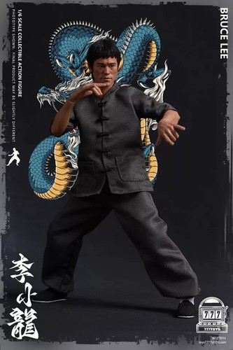 Nueva figura de acción coleccionable 777TOYS FT014 1/6 Bruce Lee 12" en stock - Imagen 4 de 17