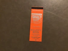 Vintage Millett’s Motel Colma Calif. Matchbook Cover