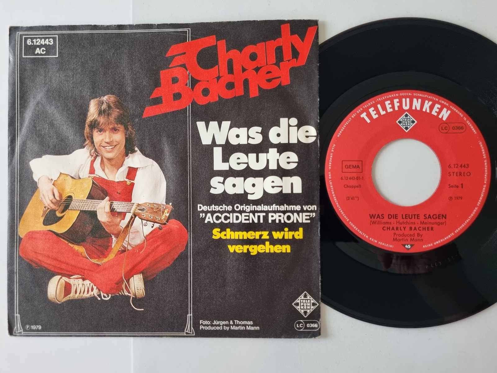 Charly Bacher - Was die Leute sagen 7''/ CV Status Quo - Accident prone