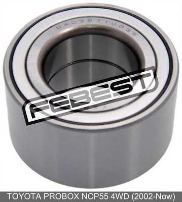 Front Wheel Bearing 38X71X39 For Toyota Probox Ncp55 4Wd (2002-Now)