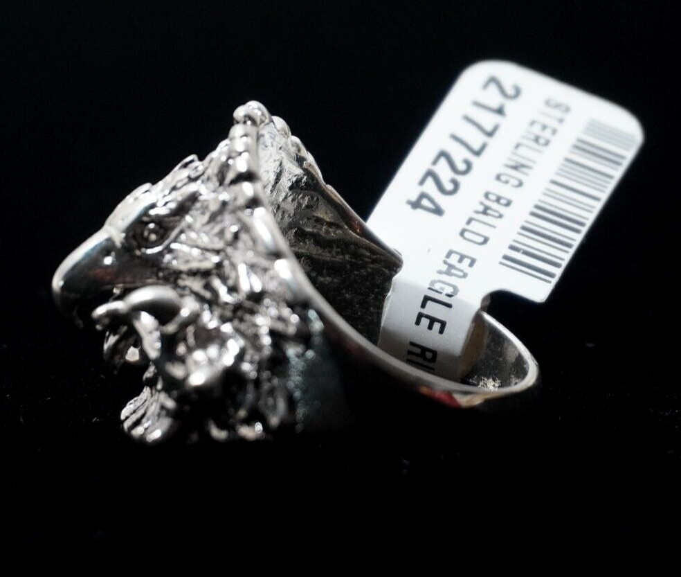 Sterling Silver Bald Eagle Ring - image 2