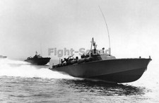 WW2 Picture Photo US Navy PT Torpedo Boat PT-105 2544