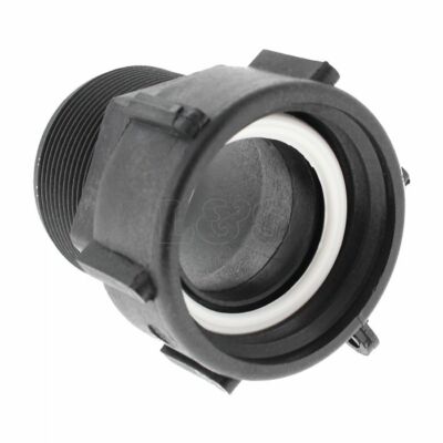 2'' BSPP - S60 X 6 festes Außen- x Innengewinde - IBC Verschraubung