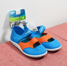 Speedo Toddler Hybrid Kids Water Swim Shoes- Aqua Blue XL 11-12