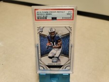 2016 Panini Crown Royale #94 Derrick Henry Light Blue 99/99 RC PSA 9 Mint T6375