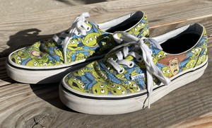 TOY STORY x VANS Disney Pixar Aliens Women 6 Men 4.5 Glow in the Dark Low Era 190541574457 | eBay