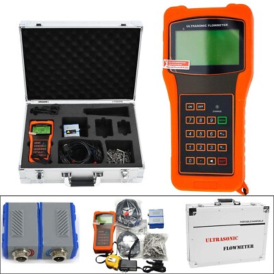 Ultrasonic Flow Meter Flowmeter with High Temp Transducer TM-1-HT DN50T to 700MM