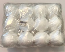 NEW 24 Piece 4" Smooth White Foam Balls Crafts Winter Spring Creative Projects