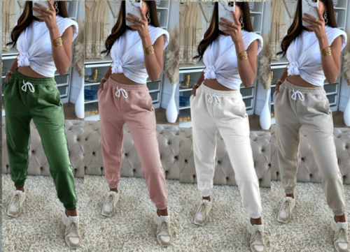 Women's Ladies String High Waist Cuffed 