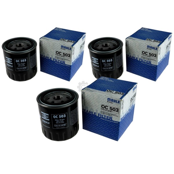 3X Mahle / Knecht ÖLfilter OC 503 Oil Filter-image