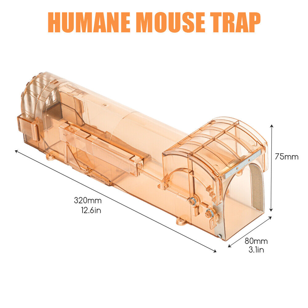 2 Pack Humane Mouse Trap Indoor for Home Live Mouse Trap for House