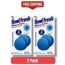 2 Pack Of BowlFresh Toilet Cleaner And Freshener New 