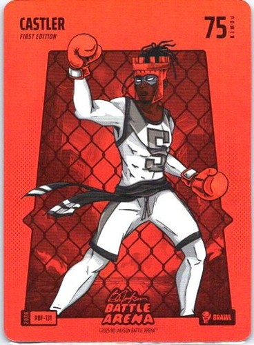2026 Bo Jackson Battle Arena Castler Red Battlefoil SP Stephon Castle 1st Ed.