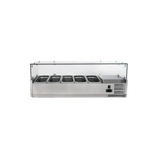 Vetrina frigo cm 120x33 refrigerata  banco pizza