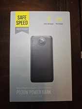 Safe speed power bank PD30W With Digital Display  40,000  Mah Fast Charger NIB